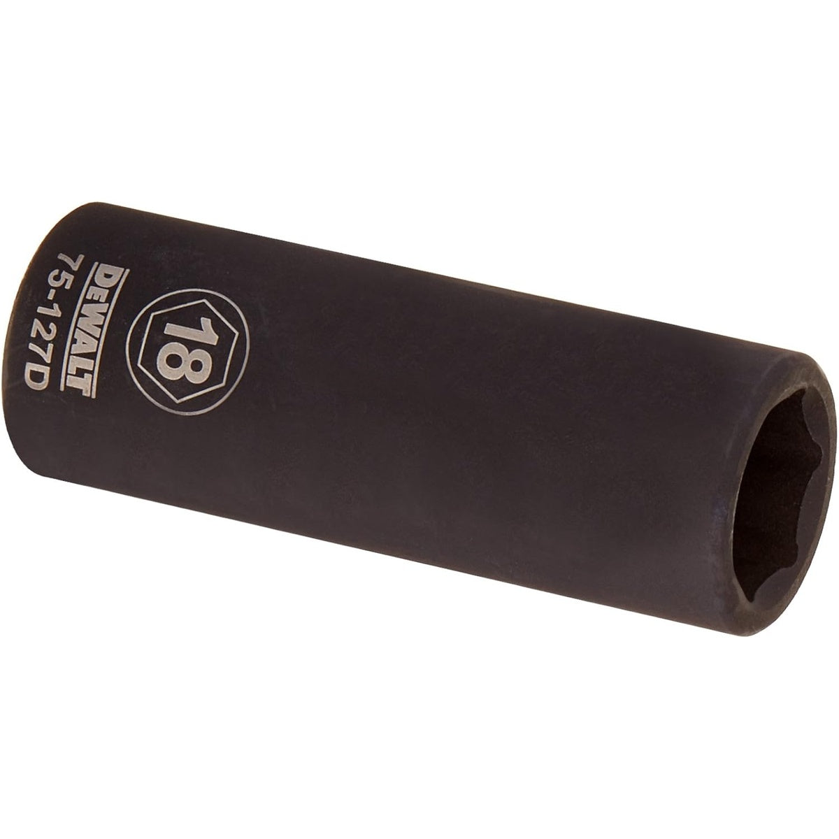 DEWALT 1/2-in. Drive 18 mm Deep Impact Socket, 6-Point (DWMT75127OSP)