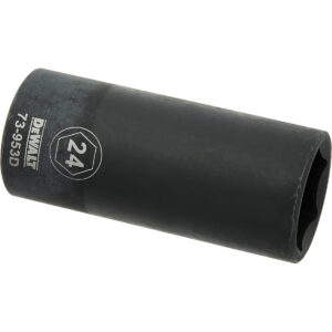 DEWALT 1/2 in. Drive 24 mm 6-Point Deep Impact Socket (DWMT73953OSP)