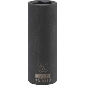 DEWALT 1/2 in. Drive 3/4 in. 6-Point Deep Impact Socket, SAE (DWMT73938OSP)