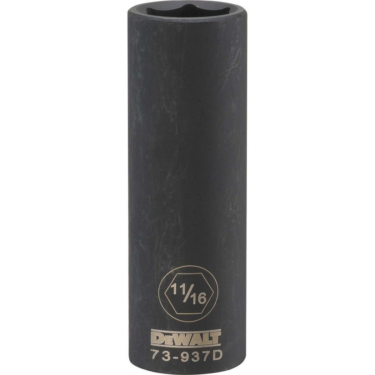 DEWALT 1/2-in. Drive 11/16-in. 6-Point Deep Impact Socket (DWMT73937OSP)
