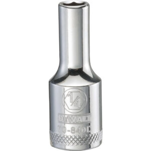 DEWALT 3/8-in. Drive 1/4-in. 6-Point Deep Socket, SAE (DWMT70840OSP)