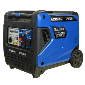 DUROMAX XP7000iH 7000 Watt Gas Dual Fuel Portable Inverter Generator with Remote Start (XP7000iH)