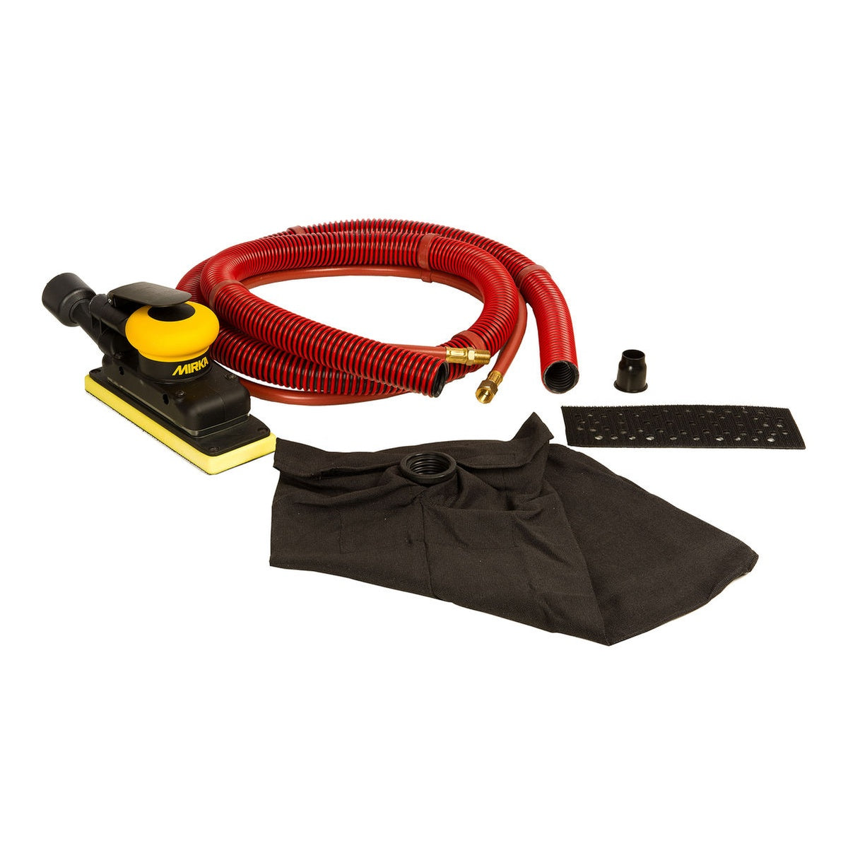 Mirka MR-38SGV 3-in. x 8-in. Pneumatic Orbital Sander with Self-Generated Vacuum, 3mm Orbit (MR-38SGV)