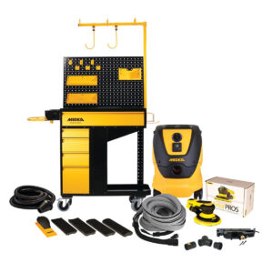 Mirka 6-in. Dust-Free Trolley Pro System with Pneumatic Sander and Dust Extractor Kit (MUSDF-6TPSP8)