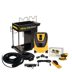 Mirka 6-in. 5mm Pneumatic Dust-Free Cart System Kit with PROS Sander (MUSDF-6CSP5)