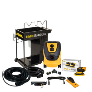 Mirka 6-in. Pneumatic 8 mm Dust-Free Cart System with PROS Sander Bundle (MUSDF-6CSP8)
