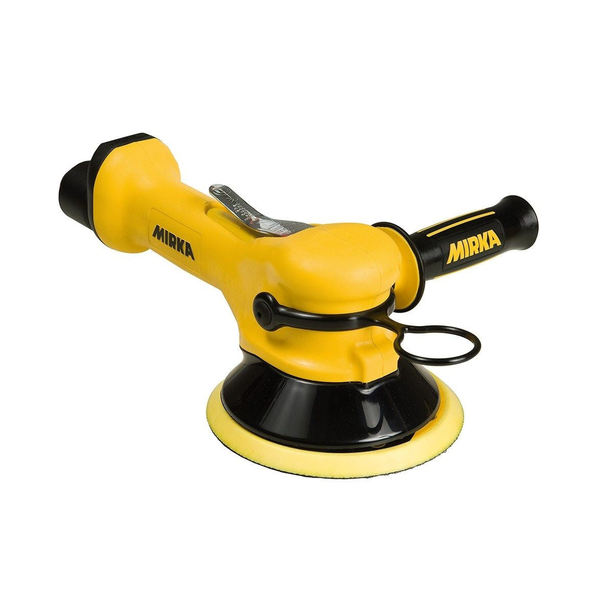 Mirka MR-610THCV 6-in. 10 mm Orbit Pneumatic Random Orbit Sander, Vacuum-Ready Two-Handed (MR-610THCV)