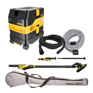 Mirka 9-in. Corded Dust-Free Wall and Ceiling Sander System Kit with DEXOS 1217 Extractor (MUSDF-9BSE17)