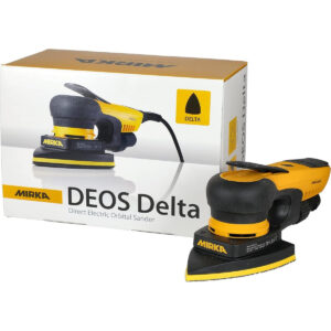 Mirka DEOS Delta 110V 4-in. x 6-in. Corded Orbital Detail Sander with Dust Extraction (MID6630201US)