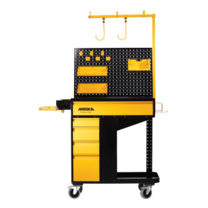 Mirka Modular Trolley Pro Model Mobile Tool Storage Workstation for Body Shop Organization (9194013011)