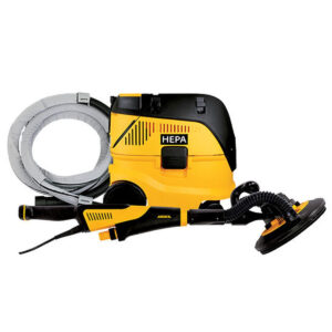 Mirka LEROS-S 9-in. Corded Drywall Sander Kit with HEPA Dust Extractor (MIW951-DE1230AFC-4)