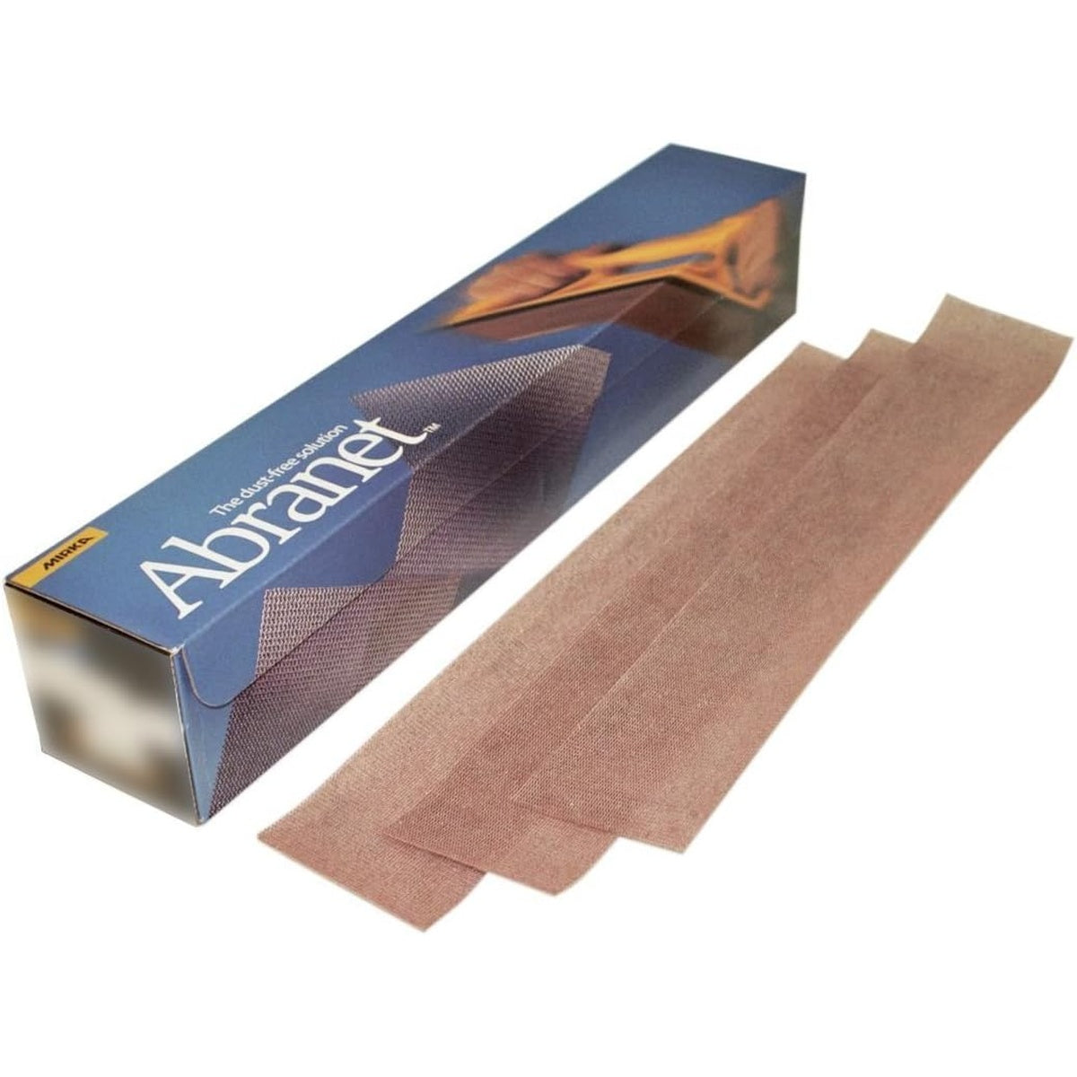 Mirka Abranet 2-3/4 x 16-1/2-in. 120 Grit Mesh Sanding Sheets, 50-Pack (9A-151-120)