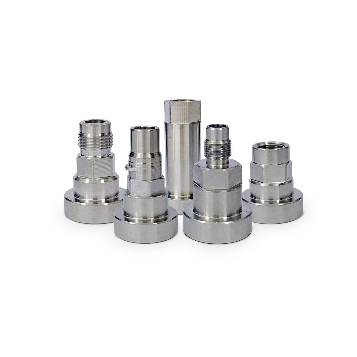 Mirka Stainless Steel PCS Spray Gun Adapter for Paint Cup System (9190171101)
