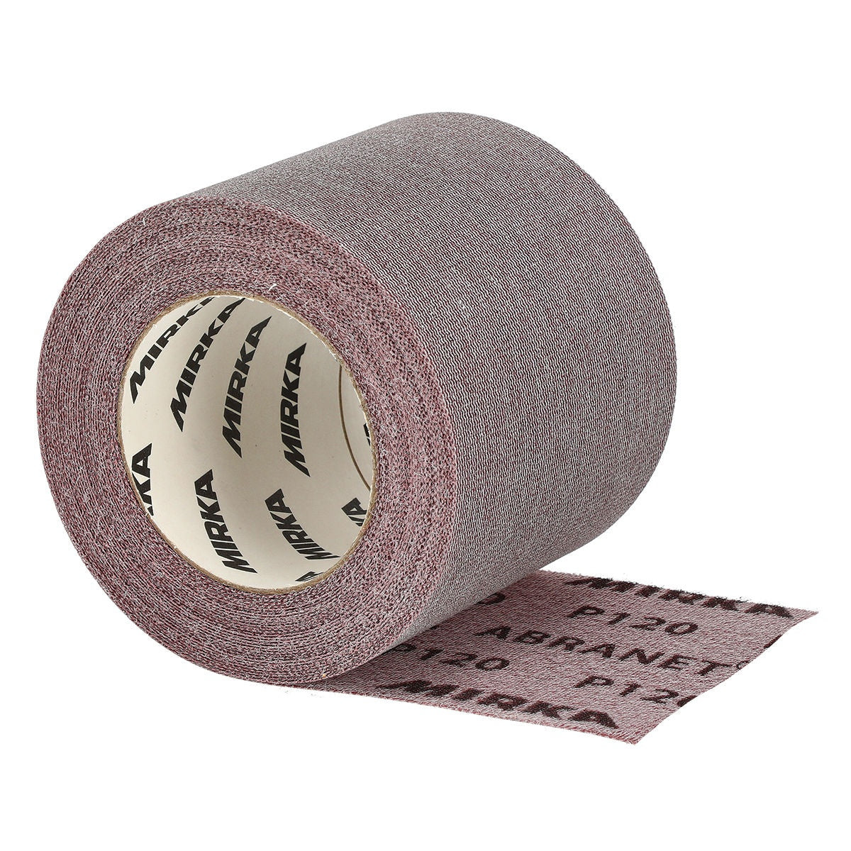 Mirka Abranet 4.5-in. x 32.8-ft. P80 Grip Sanding Roll for Dust-Free Sanding (9A-110-080)