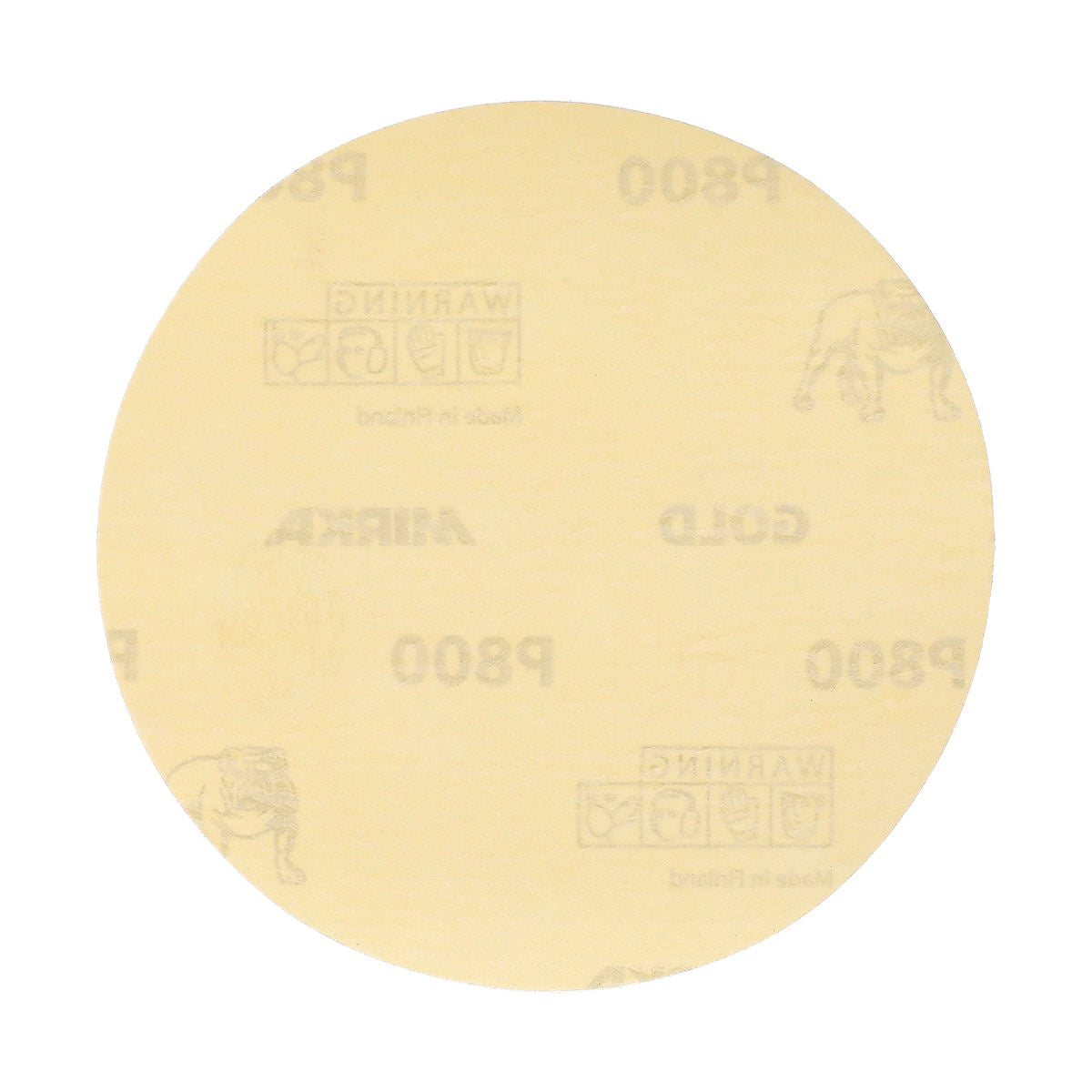 Mirka Gold 5-in. P80 PSA Sanding Disc Linkroll for High-Speed Sanding (23-314-080)