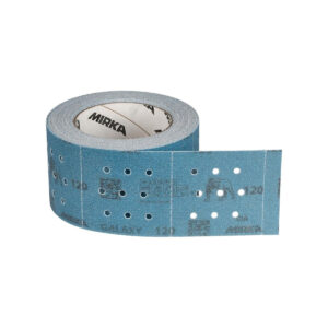 Mirka Galaxy 120 Grit 2.75-in. x 33.5-ft. Perforated Sanding Roll Hook and Loop, 146 Sheets (FY-570-120)