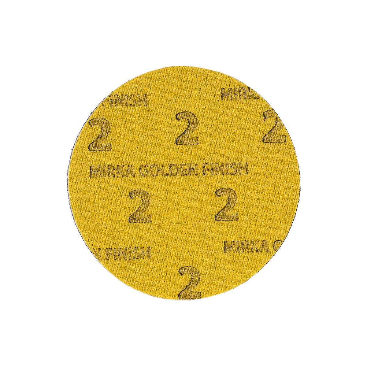 Mirka Golden Finish-2 6-in. Grip Foam-Backed Sanding Disc, Grit 2, 15-Pack (OS-241-GF2)
