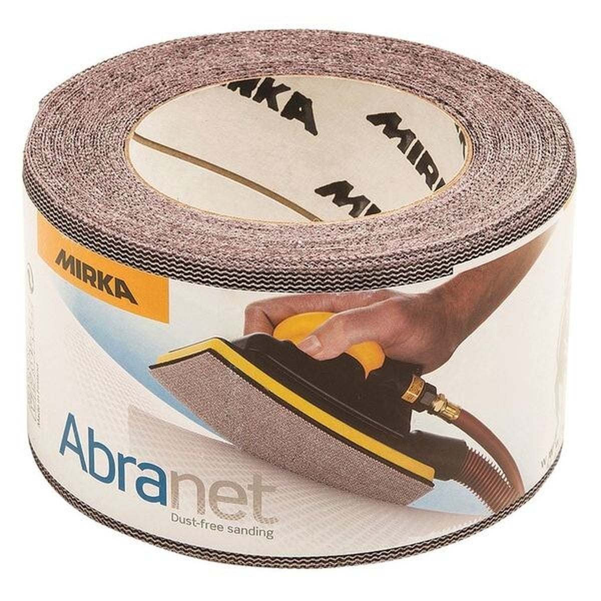Mirka Abranet 4-1/2-in. x 82-ft. P400 Mesh Grip Abrasive Roll for Dust-Free Sanding (9A-125-400)