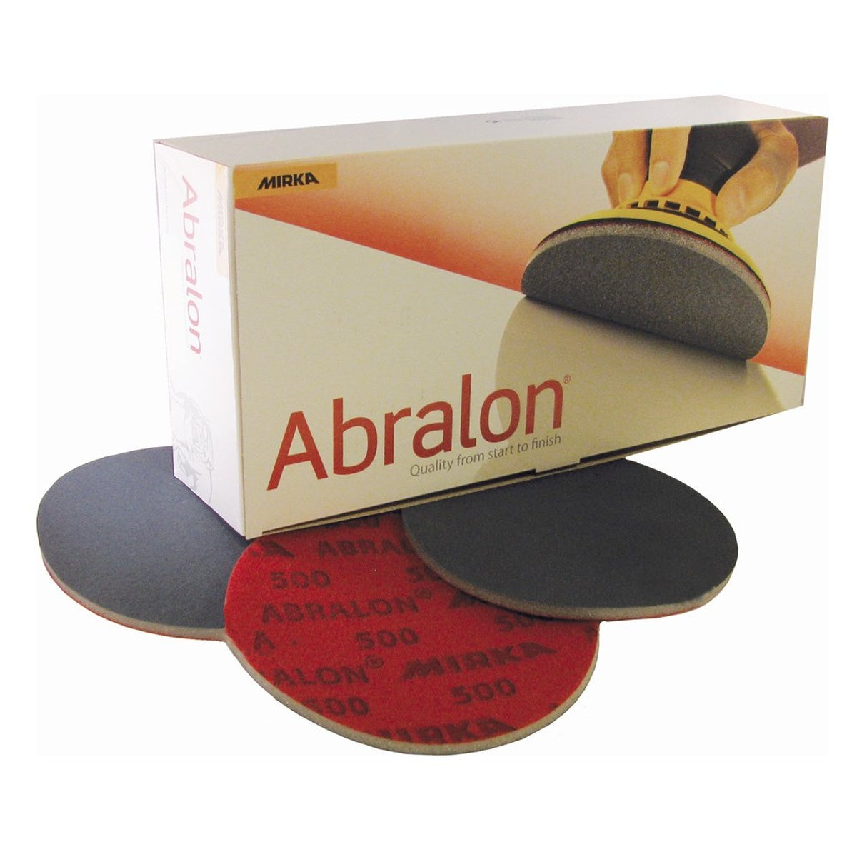 Mirka Abralon 6-in. 3000 Grit Hook and Loop Sanding Discs, 20-Pack (8A-241-3000)