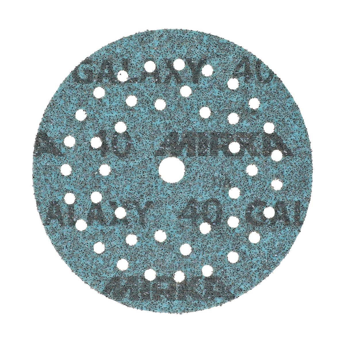 Mirka Galaxy 5-in. 40 Grit Hook and Loop Sanding Discs, 50-Pack Multifit Grip (FY-5MF-040)