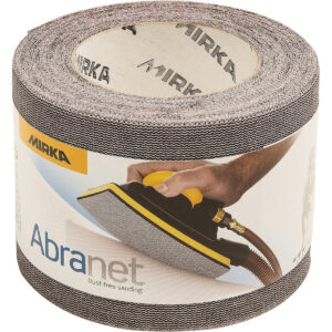 Mirka Abranet 2-3/4 in. x 10 yd. 100 Grit Mesh Grip Sanding Roll for Dust-Free Sanding (9A-570-100)