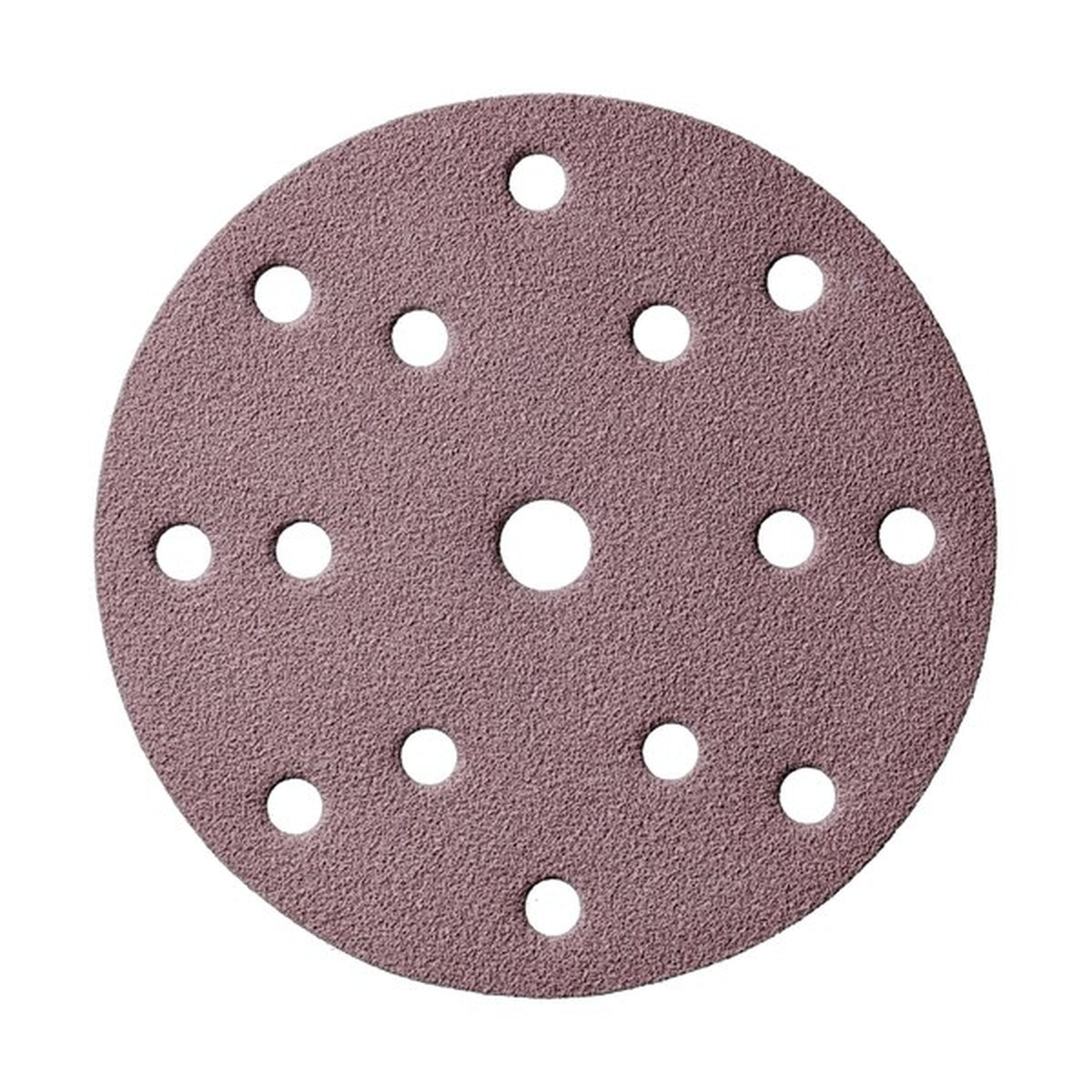 Mirka Q.Silver 6-in. 1500 Grit Hook and Loop Sanding Disc, 15-Hole, Pack of 50 (2C-611-1500)