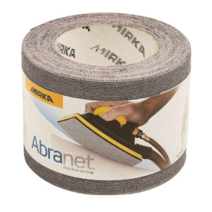 Mirka Abranet P400 4-1/2-in. x 82-ft. Mesh Grip Sanding Roll for Dust-Free Sanding (9A-593-400)