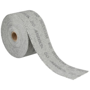 Mirka Iridium 2.75-in. x 60-ft. 80 Grit PSA Sanding Roll for Universal Sanding (24-574-080)