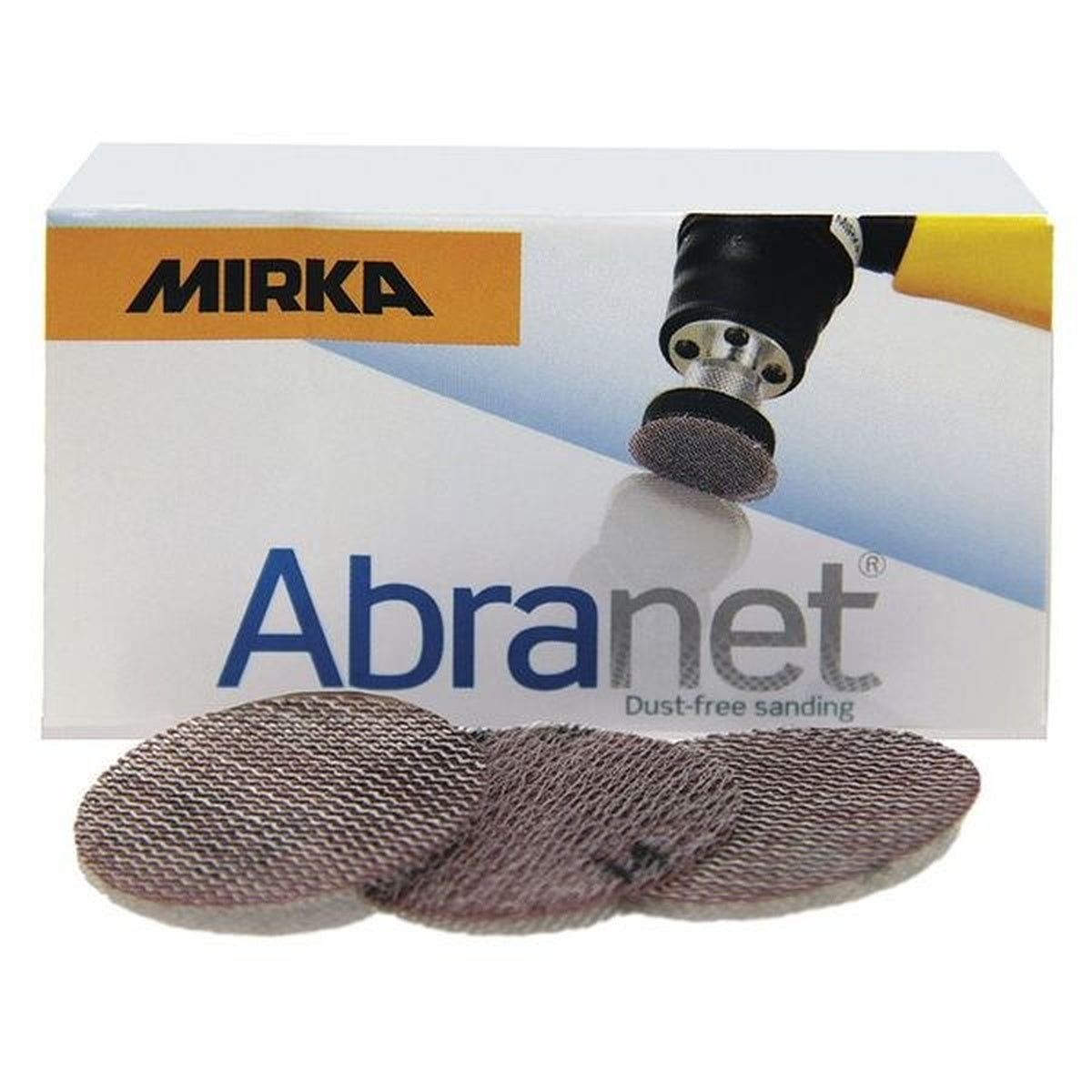 Mirka Abranet 1.3-in. P240 Mesh Grip Sanding Disc Pack of 50 (9A-600-240)