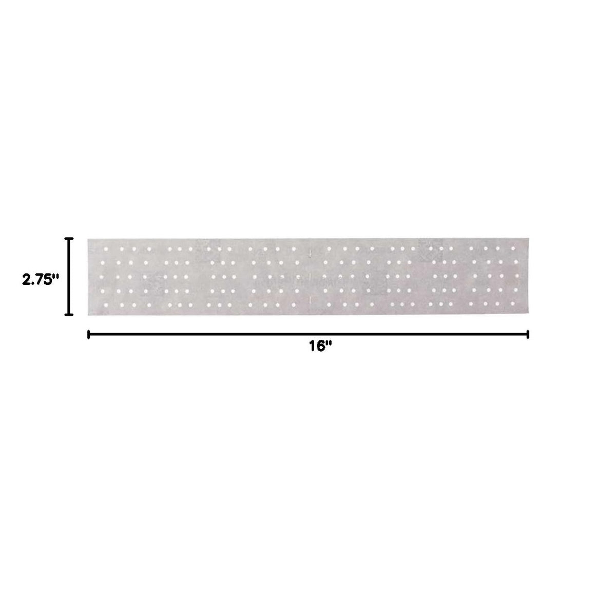 Mirka Iridium 2.75-in. x 16-in. 150 Grit Perforated Sanding Strips, 50-Pack (24-38P-150)