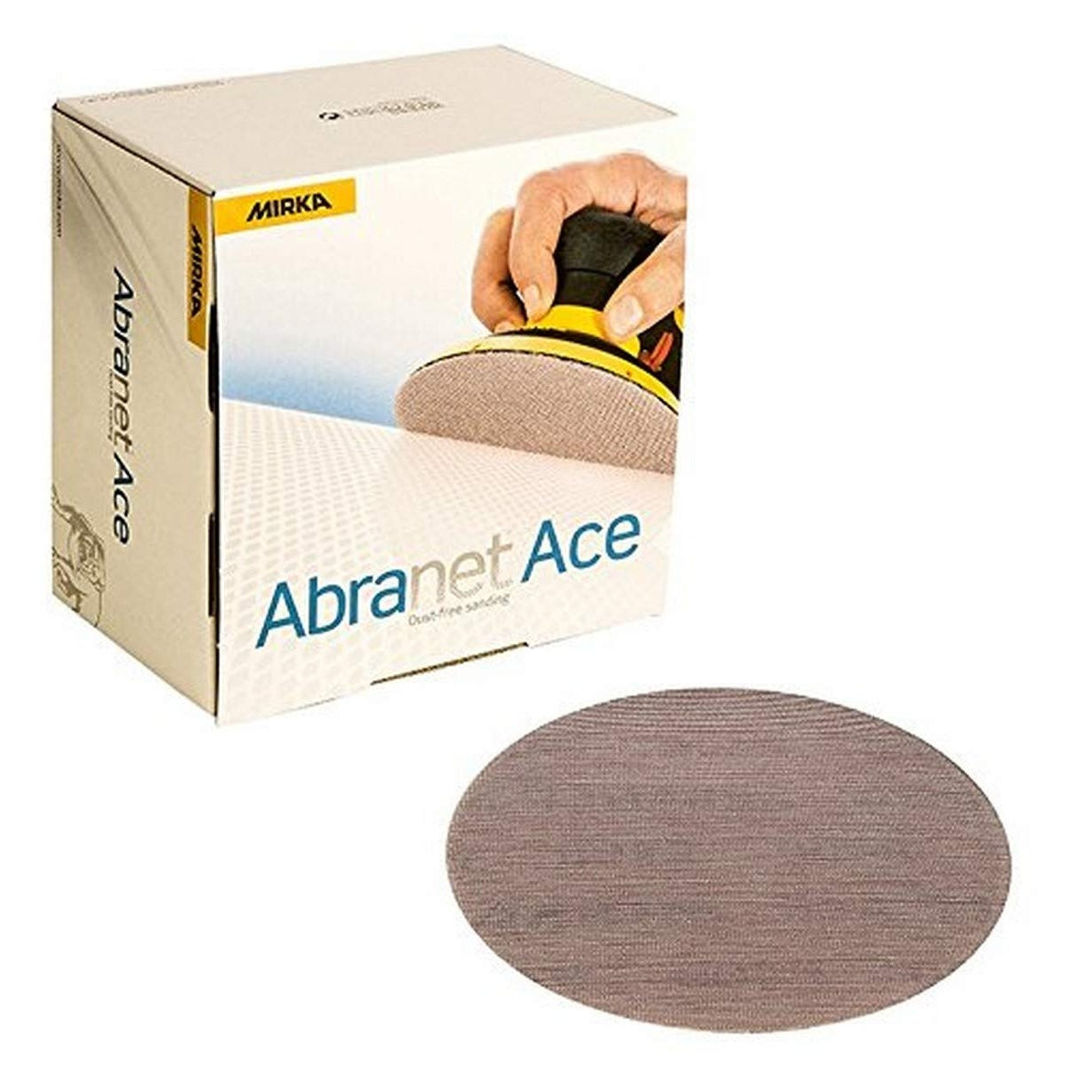 Mirka Abranet Ace 5-in. P150 Mesh Grip Sanding Discs Pack of 50 (AC-232-150)