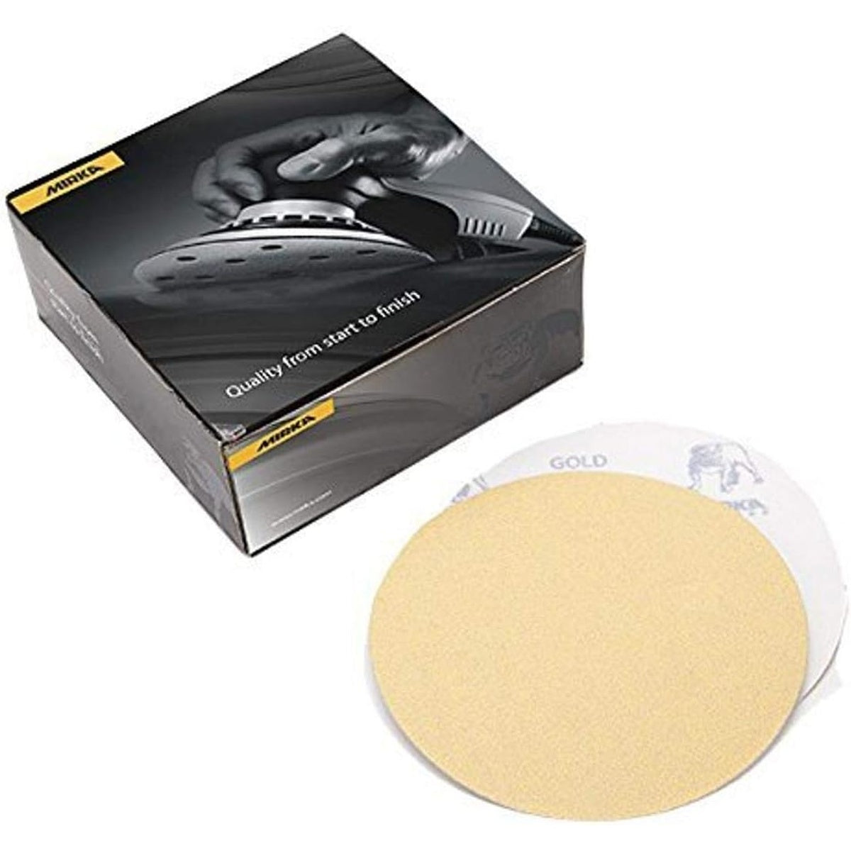 Mirka Gold 6-in. P500 Soft Grip Sanding Disc (23-645-500)