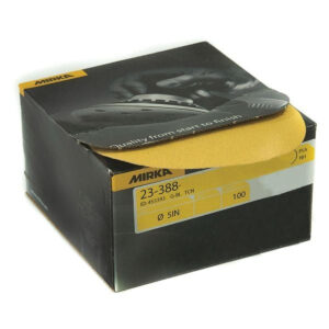 Mirka Bulldog Gold 5-in. P320 PSA No-Hole Sanding Discs, 100-Pack (23-388-320)