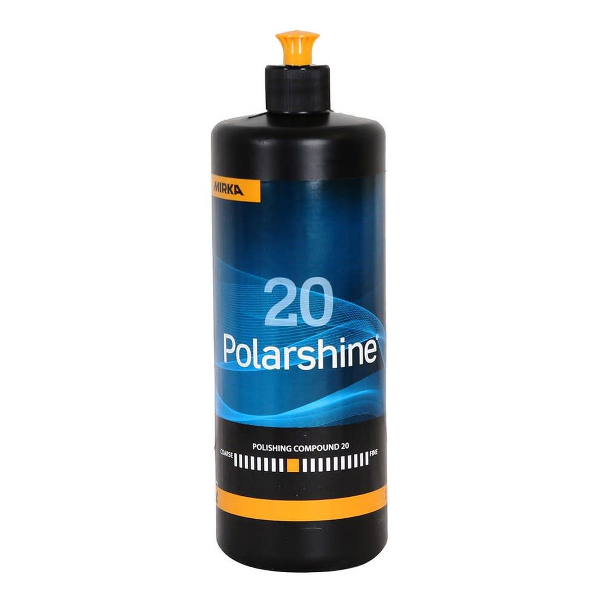 Mirka Polarshine 20 1-Liter Medium-Coarse Polishing Compound for Scratch Removal and Clear Coats (PC20-1L)