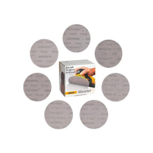 Mirka Abranet 6-in. 80-600 Grit Mesh Sanding Disc Assortment Pack, 35-Piece Hook and Loop (9A-241-AP)