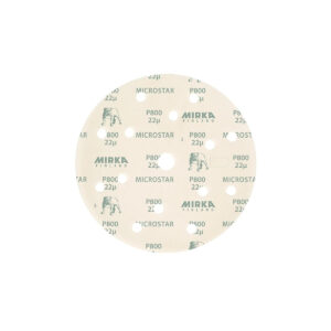 Mirka Microstar 6-in. 15-Hole P1000 Hook and Loop Sanding Discs, Pack of 50 (FM-611-1000)