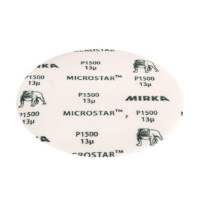 Mirka Microstar 6-in. Film Back Grip Sanding Disc for Dry Finishing (FM-622-2000)
