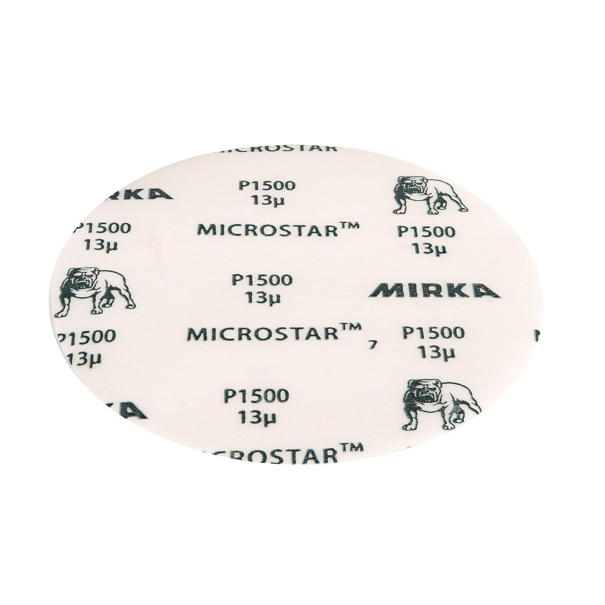 Mirka Microstar 6-in. Hook and Loop Sanding Disc for Dry Finishing (FM-622-800)