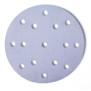 Mirka Q.Silver 6-in. 15-Hole Hook and Loop Sanding Disc P320, 50-Pack (2B-611-320)