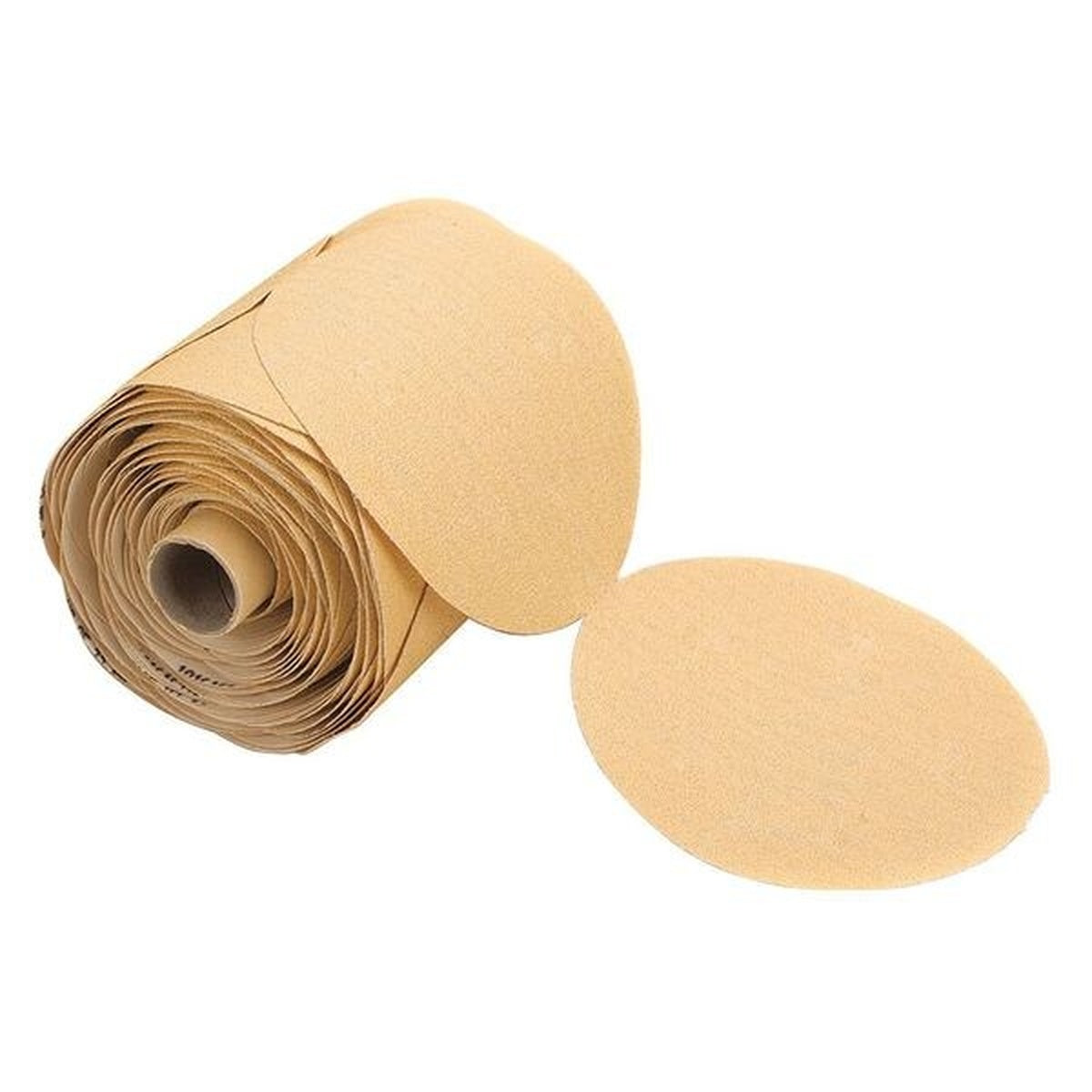 Mirka Bulldog Gold 5-in. P320 PSA Sanding Disc Roll, Pack of 100 (23-314-320)