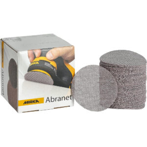 Mirka Abranet 3-in. P600 Hook and Loop Mesh Sanding Discs, 50-Pack (9A-203-600)