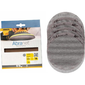 Mirka Abranet 6-in. P150 Hook and Loop Sanding Discs, 10-Pack (9A-241-150RP)