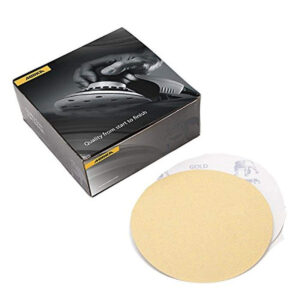 Mirka Gold 6-in. P500 Hook and Loop Sanding Disc 50-Pack for Finish Sanding (23-622-500)
