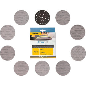 Mirka Abranet 6-in. Assorted Grit Mesh Sanding Disc Pack with Pad Saver (9A-241-APRP)