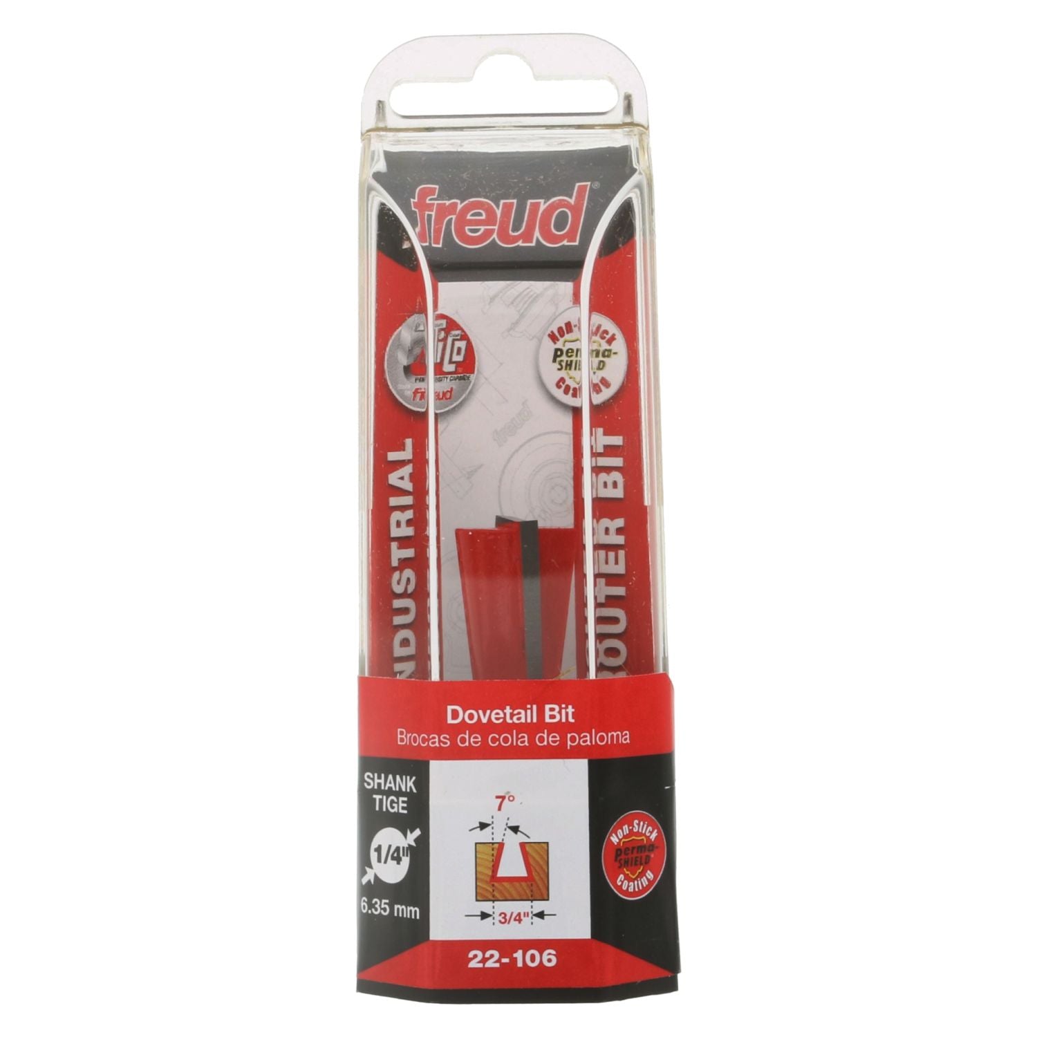 Freud 22-106 3/4-Inch Dovetail Router Bit