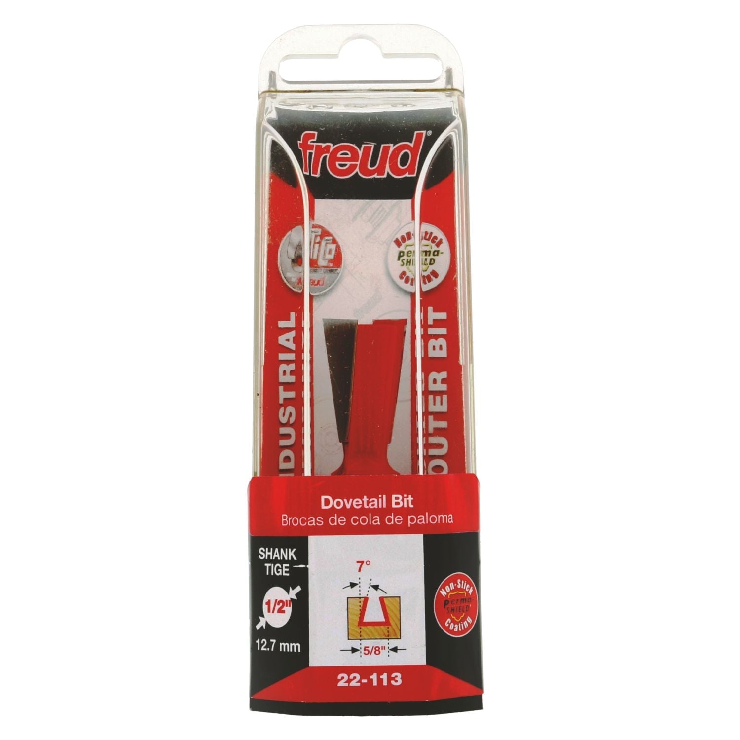 Freud 22-113 5/8-Inch Dovetail Router Bit