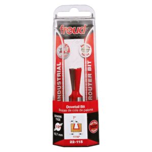 Freud 22-115 17/32-Inch Dovetail Router Bit