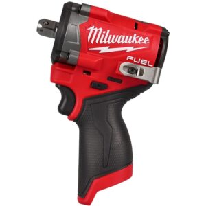 Milwaukee 2563P-20 M12 FUEL Stubby 1/2 in. Impact Wrench w/ Pin Detent, Tool Only