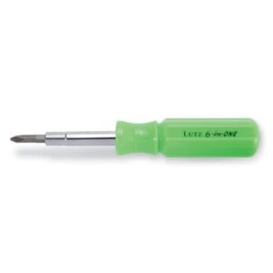 Tool Nut 6-in1 Green Screwdriver Set