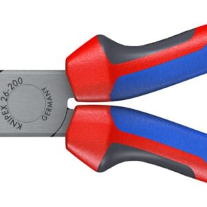 Knipex 26 22 200 Long Nose 40° Angled Pliers with Cutter